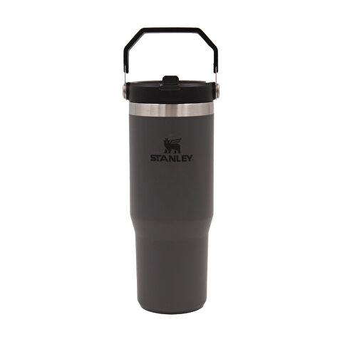Stanley The IceFlow Flip Straw 10-09993-194 Pipetli Termos Bardak 0,89 L Gri